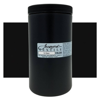 Jacquard Permanent Textile Color Quart Jar - Black
