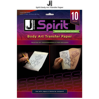 Jacquard Spirit Body Art Transfer Paper