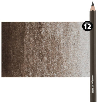 Jerry's Jumbo Jet Charcoal Pencil, 12 Pack, Sepia 5.5 mm lead