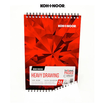 Koh-I-Noor Heavy Sketch and Drawing Dual Wire Bound Pads
