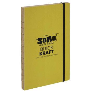 SoHo Brick Kraft Paper Journal 100 GSM 5.5x8.5in, 80 Sheets