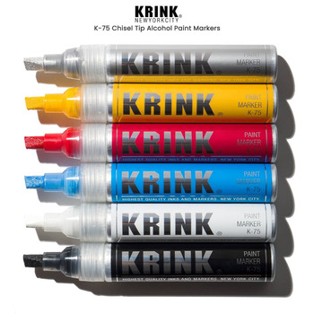 Krink K-75 Chisel Tip Alcohol Paint Markers