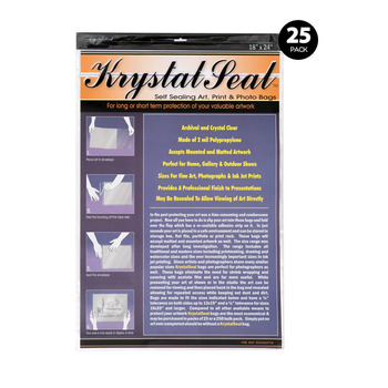 Krystal Seal Archival Art And Photo Bags 18"x24" (25 Pack)