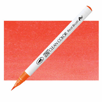 Kuretake Zig Clean Color Brush Marker Orange