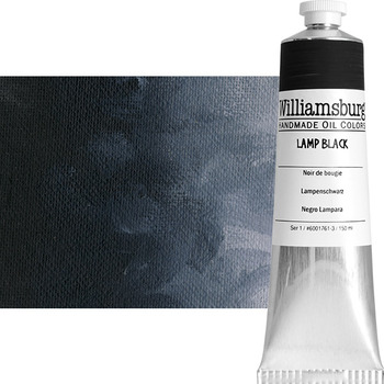 Williamsburg Handmade Oil Paint - Lamp Black, 150ml