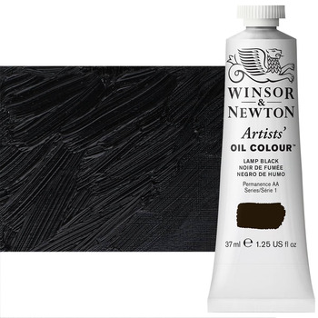 Winsor & Newton Artists' Oil - Lamp Black, 37ml Tube