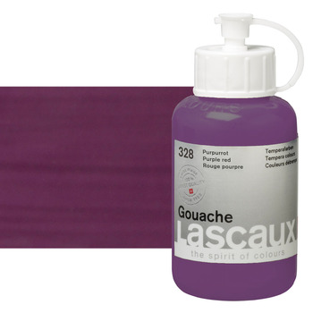 Lascaux Acrylic Gouache Paint Purple Red 85 ml Bottle