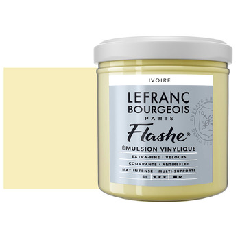 Lefranc & Bourgeois Flashe Vinyl Paint - Ivory, 125 ml Jar