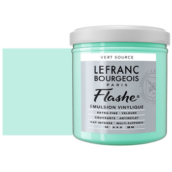 Lefranc & Bourgeois Flashe Vinyl Paint - Water Green, 125 ml Jar