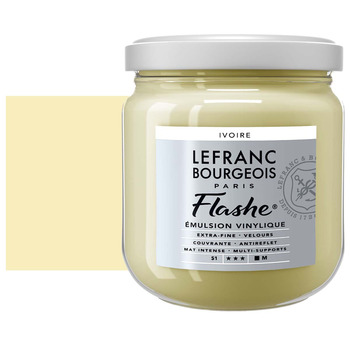 Lefranc & Bourgeois Flashe Vinyl Paint - Ivory, 400 ml Jar
