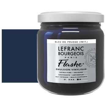 Lefranc & Bourgeois Flashe Vinyl Paint - Prussian Blue Hue, 400 ml Jar