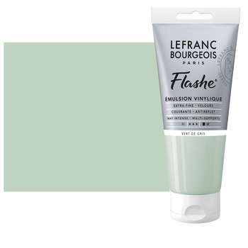 Lefranc & Bourgeois Flashe Vinyl Paint - Grey Green, 80ml Tube