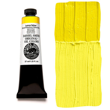 Daniel Smith Oil Colors - Lemon Yellow, 37 ml Tube