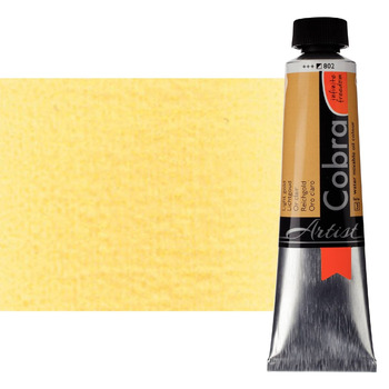 Cobra Water-Mixable Oil Color, Light Gold 40ml Tube