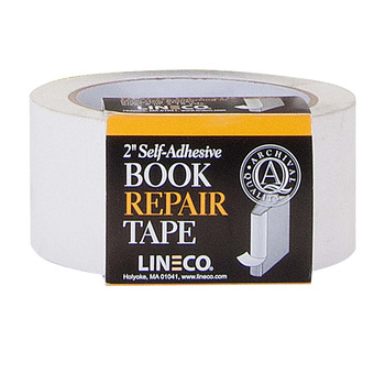 Lineco Book Cloth Repair Tape 2"x15yd Roll, White