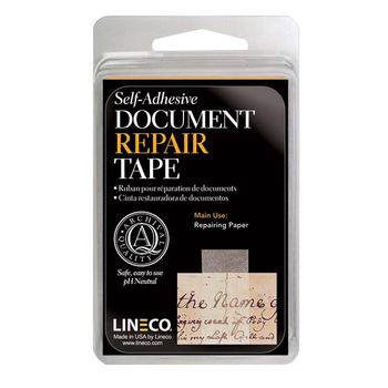 Lineco Self-Adhesive Document Repair Tape 1" x 12 ft