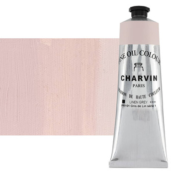 Charvin Fine Oil Paint, Linen Grey - 150ml