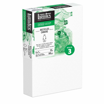 Liquitex Deep Edge Recycled Canvas 5"x7" Box of 3