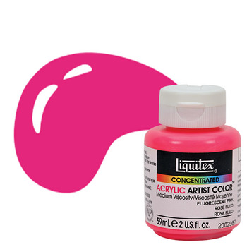 Liquitex Soft Body 2 oz Jar - Fluorescent Pink