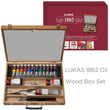 LUKAS 1862 Artists Oil Painting Wood Box Set
