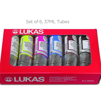 LUKAS Studio Oils Set of 6, 37 ml Tubes