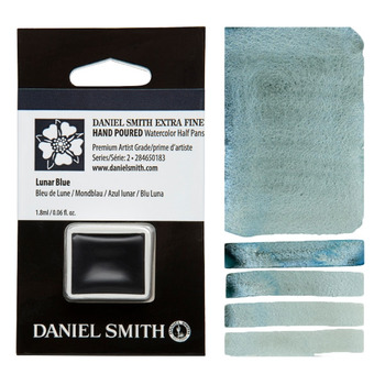 Daniel Smith Watercolor Half Pan - Lunar Blue