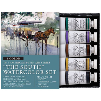 M. Graham Watercolor The South Set of 5, 15ml Tubes