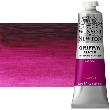 Winsor & Newton Griffin Alkyd Fast-Drying Oil Color - Magenta, 37ml Tube