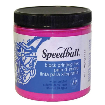 Speedball Block Printing Water-Soluble Ink 8oz - Magenta