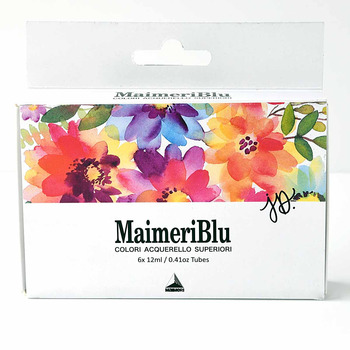 Maimeri-Blu Watercolor Jeannie Dickson Set of 6 Colors, 12ml Tubes