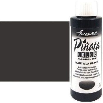 Jacquard Pinata Alcohol Ink - Mantilla Black, 4oz