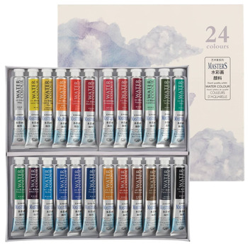 Marie's Master Quality Watercolor Set of 24, 9ml Tubes