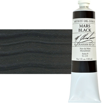 M. Graham Oil Color 5oz - Mars Black