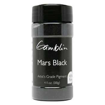 Gamblin Dry Pigment - Mars Black, 88 Grams