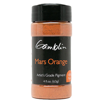 Gamblin Dry Pigment - Mars Orange, 63 Grams