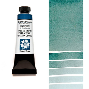 Daniel Smith Extra Fine Watercolor - Mayan Blue Genuine, 15 ml Tube