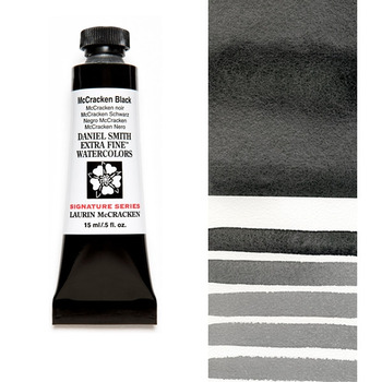 Daniel Smith Extra Fine Watercolor - McCracken Black, 15ml Tube
