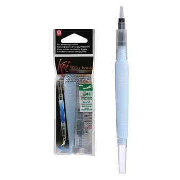 Sakura Koi Water Brush Pen, Medium Flat #6 - 9ml