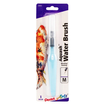 Pentel Aquash Water Brush Pen, Fine Point Medium