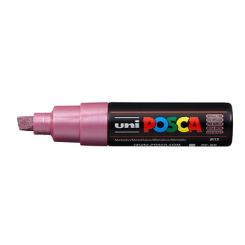 Posca Acrylic Paint Marker 0.8 mm Broad Tip Metallic Pink
