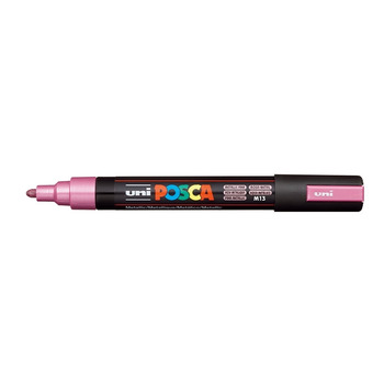 Posca Acrylic Paint Marker 1.8-2.5 mm Medium Tip Metallic Pink