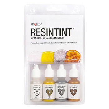 ArtResin™ ResinTint™ Set of 4 - Metallic Colors, 1/2oz