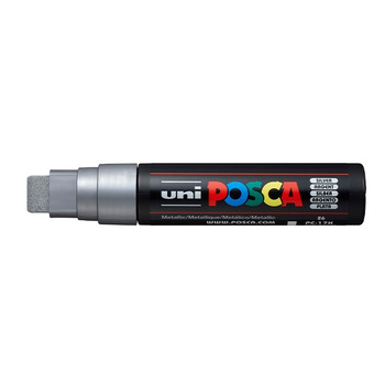 Posca Acrylic Paint Marker 15 mm X-Broad Tip Metallic Silver