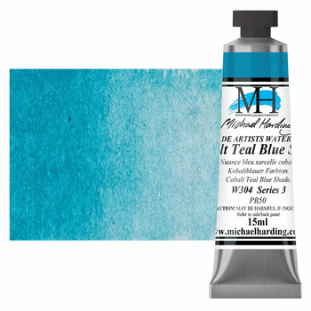 Michael Harding Watercolor - Cobalt Teal Blue Shade, 15ml Tube