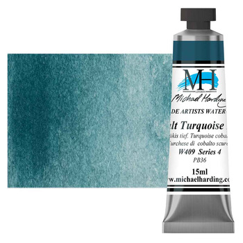 Michael Harding Watercolor - Cobalt Turquoise Deep, 15ml Tube
