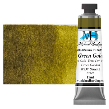 Michael Harding Watercolor - Green Gold, 15ml Tube