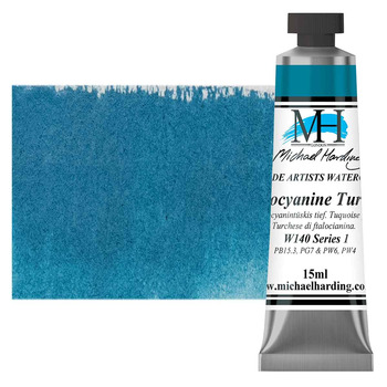 Michael Harding Watercolor - Phthalocyanine Turquoise, 15ml Tube