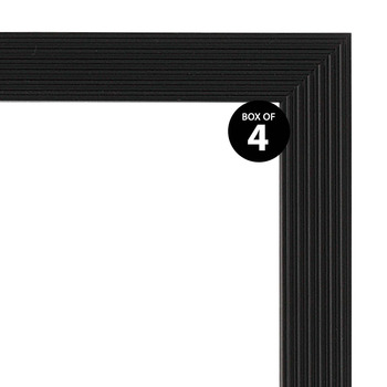 Berlin Black 5/8" Frame with Acrylic Glazing 24"x36" - Millbrook Collection (Box of 4)