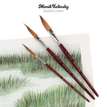 Mimik Kolinsky Sword Liners Brushes