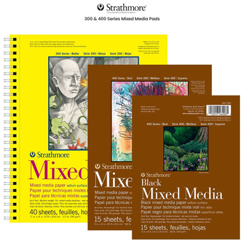 Strathmore 300 & 400 Series Mixed Media Pads